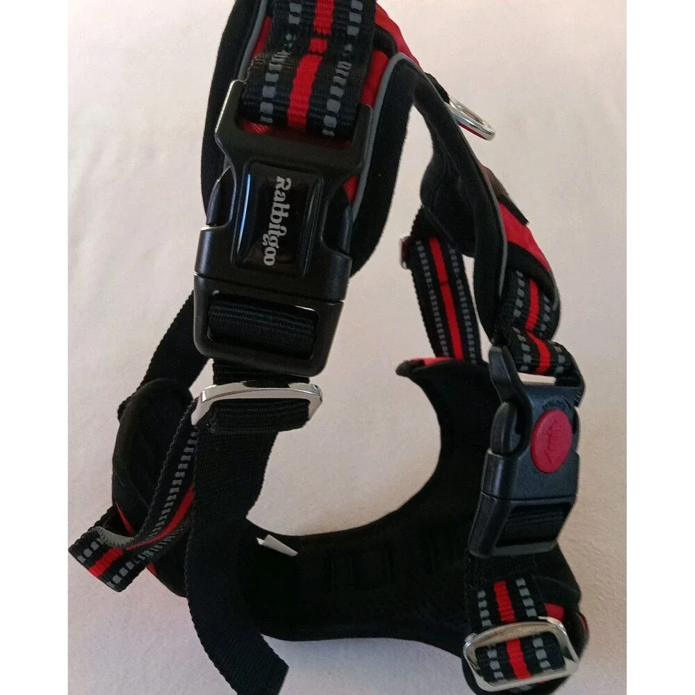 Large Rabbitgoo Training Dog Harness With Hydro Bowl & PetSafe Treat Pouch Set 3